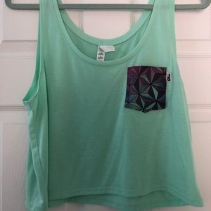 D3 Tees Disney Epcot Crop Top